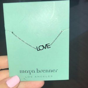 Maya Brenner LOVE bracelet silver NEW